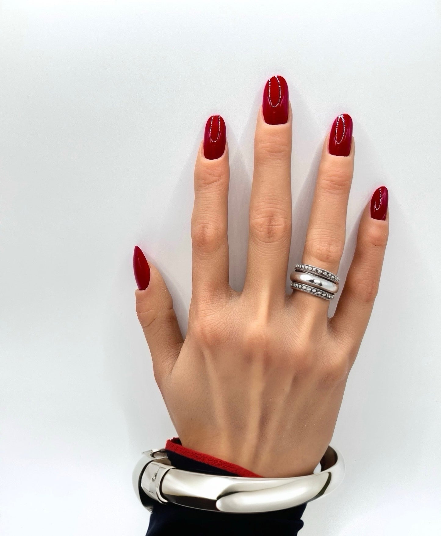 Passion Red Mani in Minutes Press on Nails