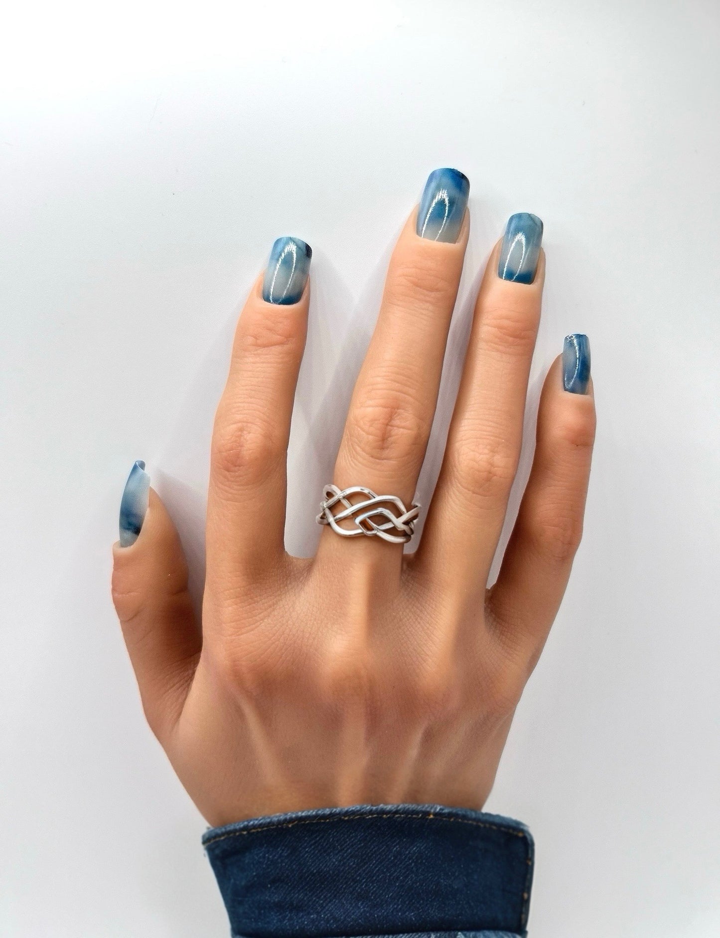Blue Marble Magic Mani in Minutes Press on Nails