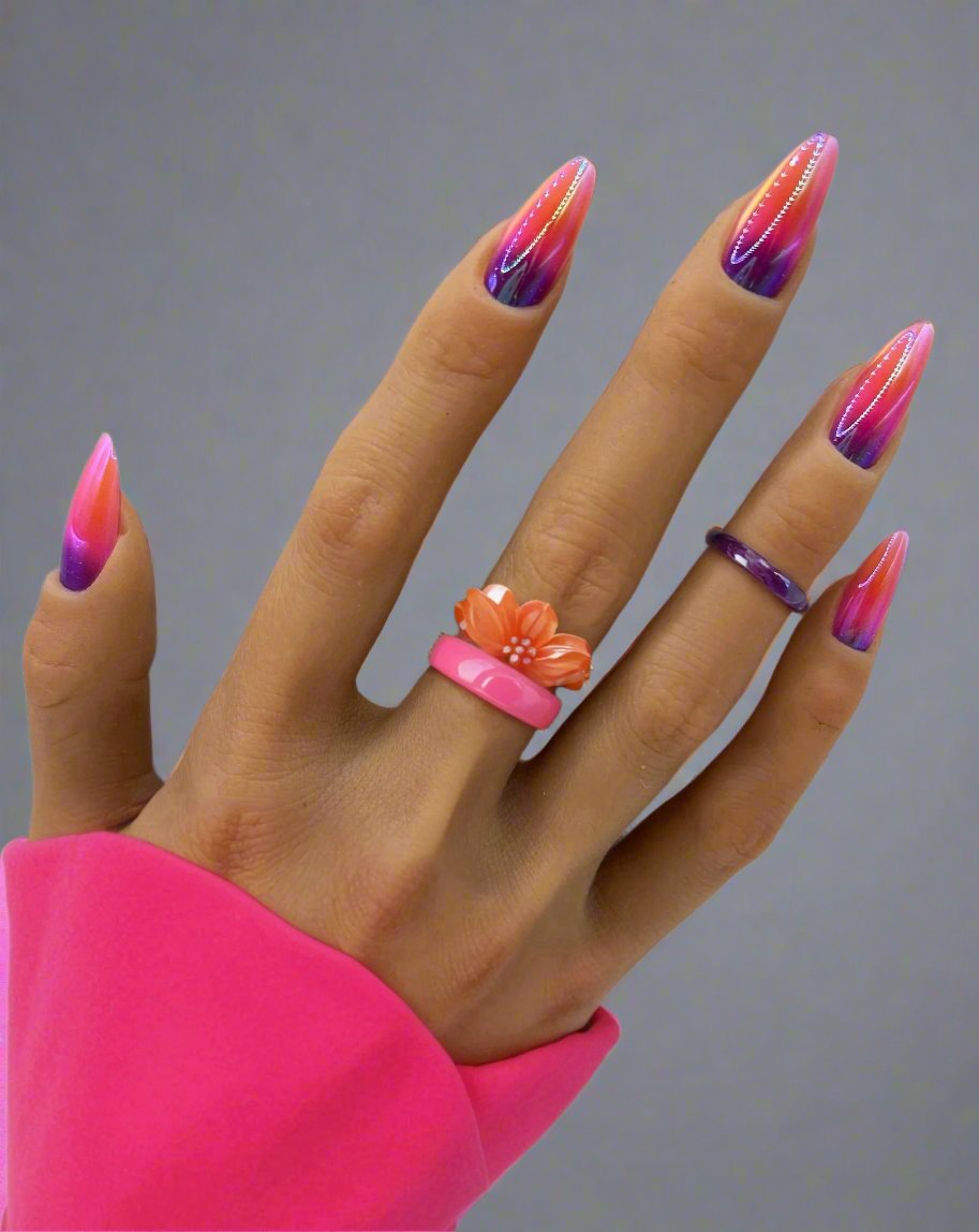 Neon Tropics Mani in Minutes Press on Nails