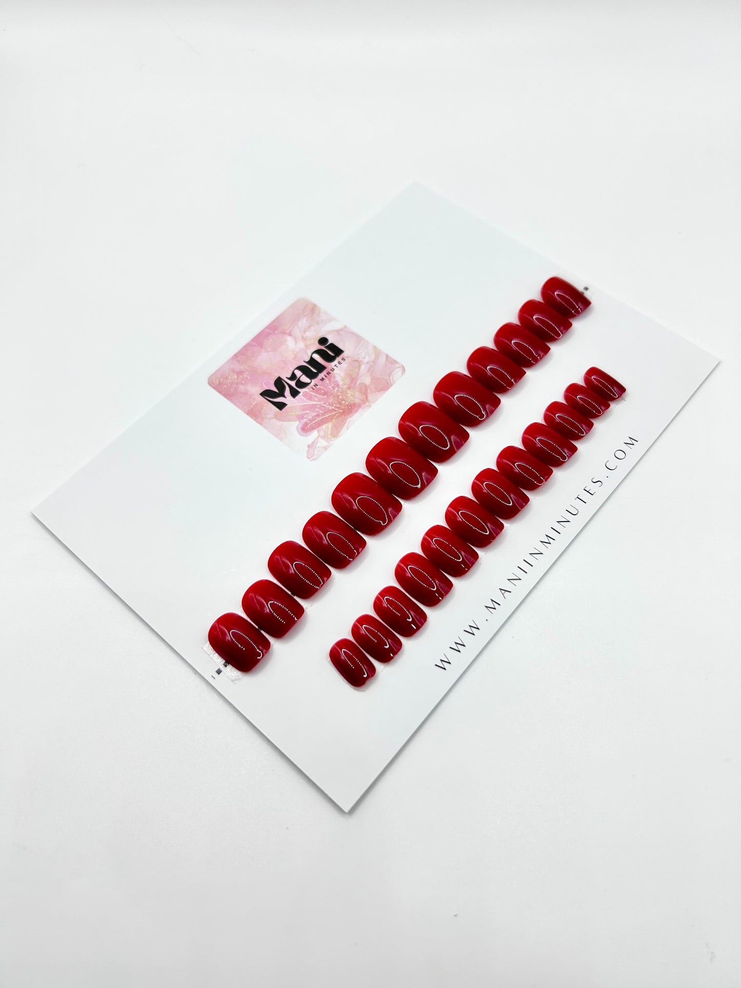 Cherry Crush Mani in Minutes Press on Nails