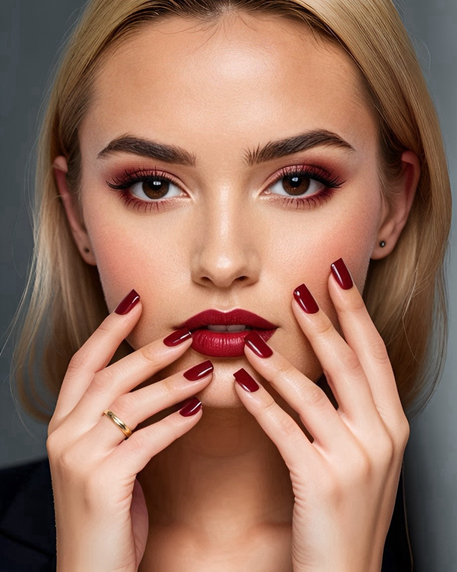 Cherry Crush Mani in Minutes Press on Nails