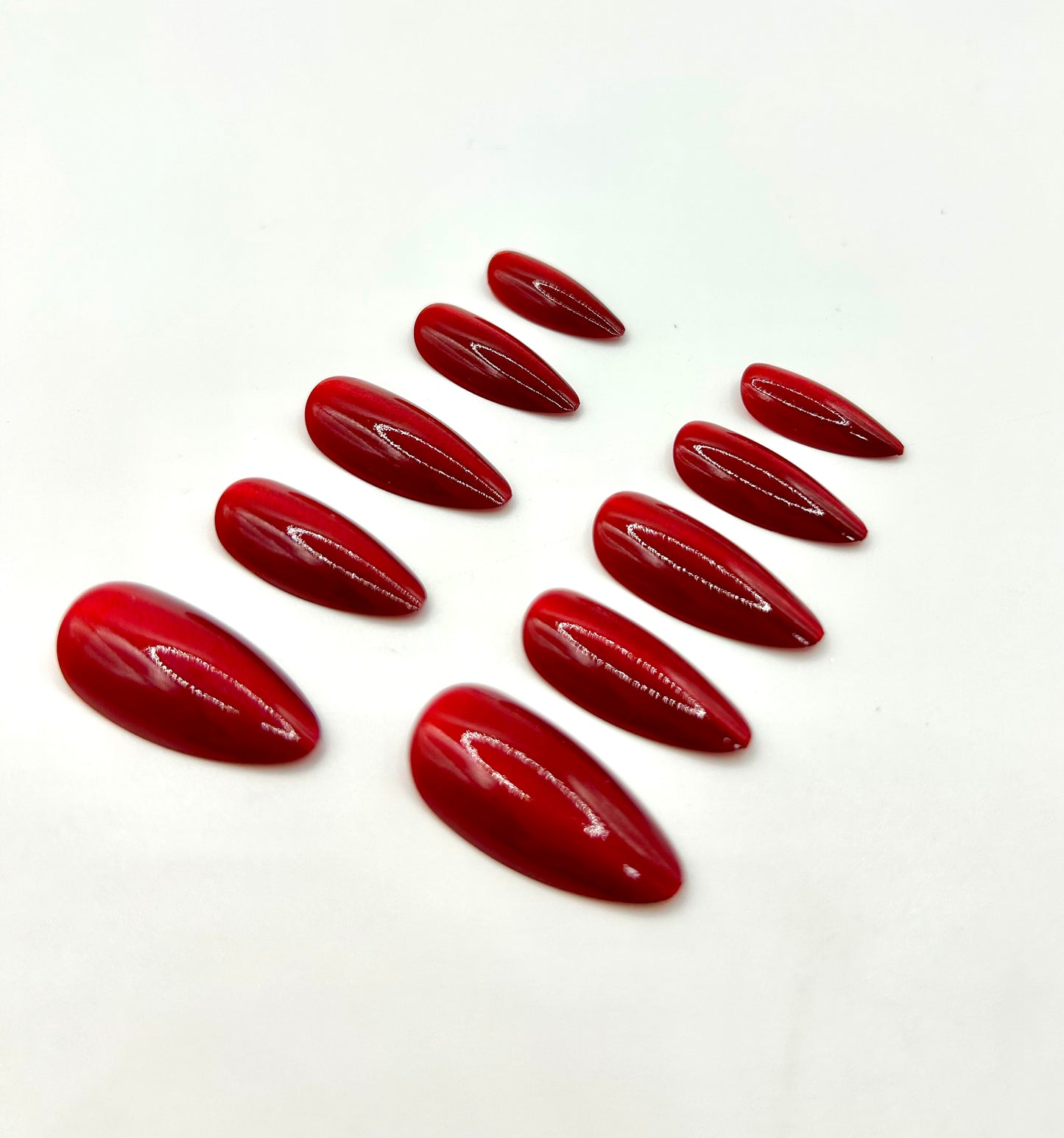Cherry Bombshell Mani in Minutes Press on Nails