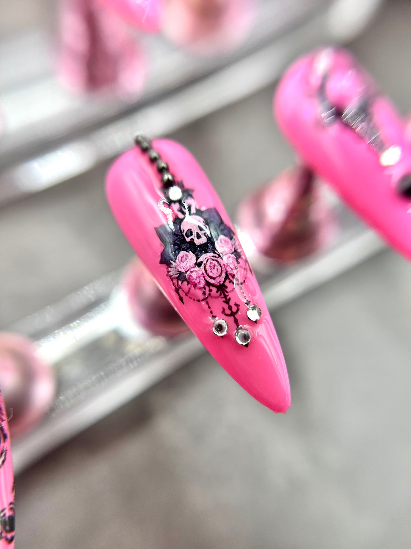 Gloom and Bloom Handcrafted Mani in Minutes Press on Nails - LIMITED EDITION