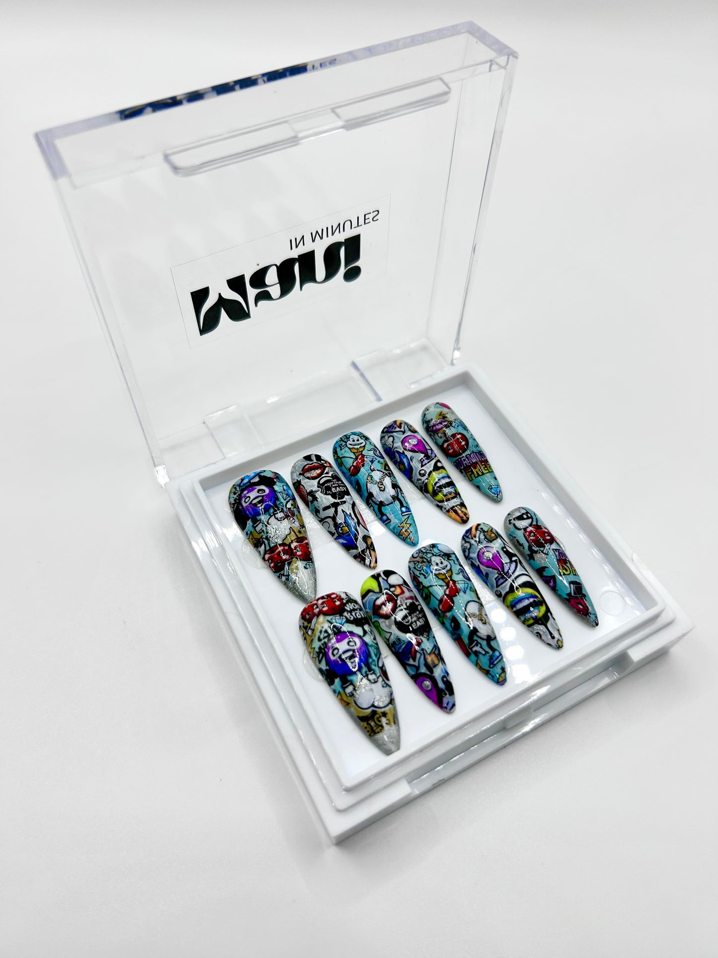 Comic Craze Handcrafted Mani in Minutes Press on Nails - LIMITED EDITION