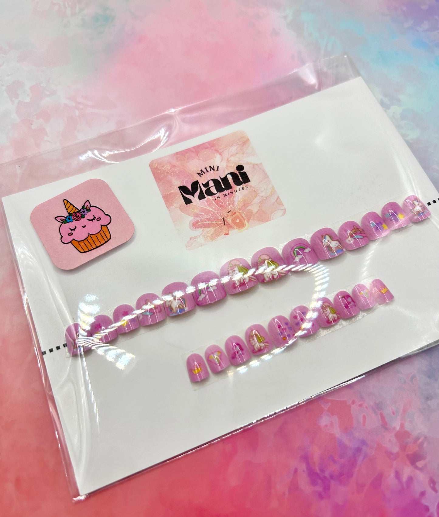Mini Unicorn Magic Mani in Minutes Mini Press on Nails