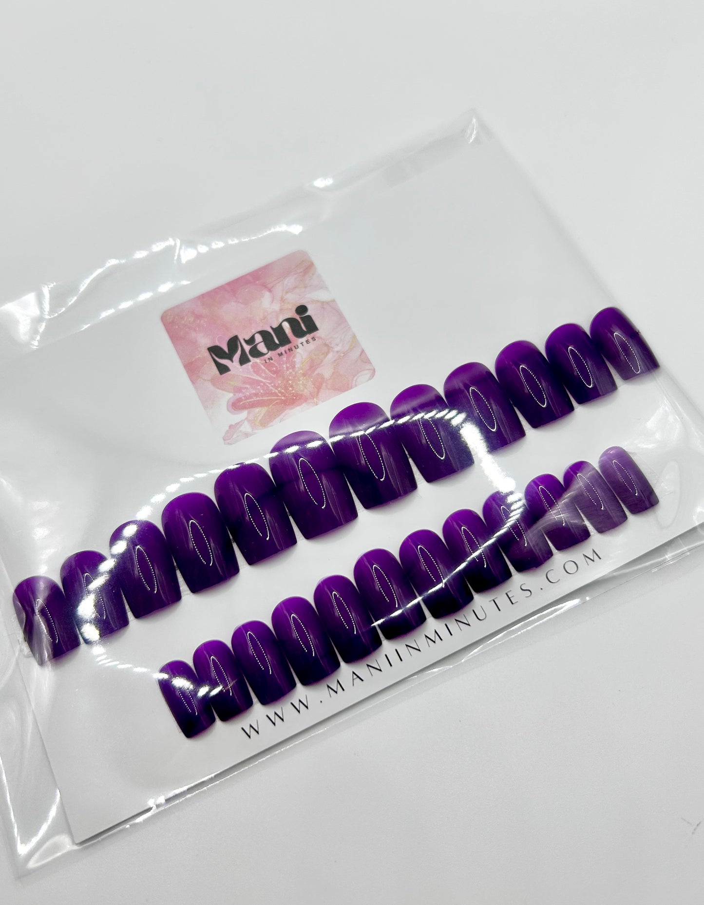 Purple Reign Mani in Minutes Press on Nails
