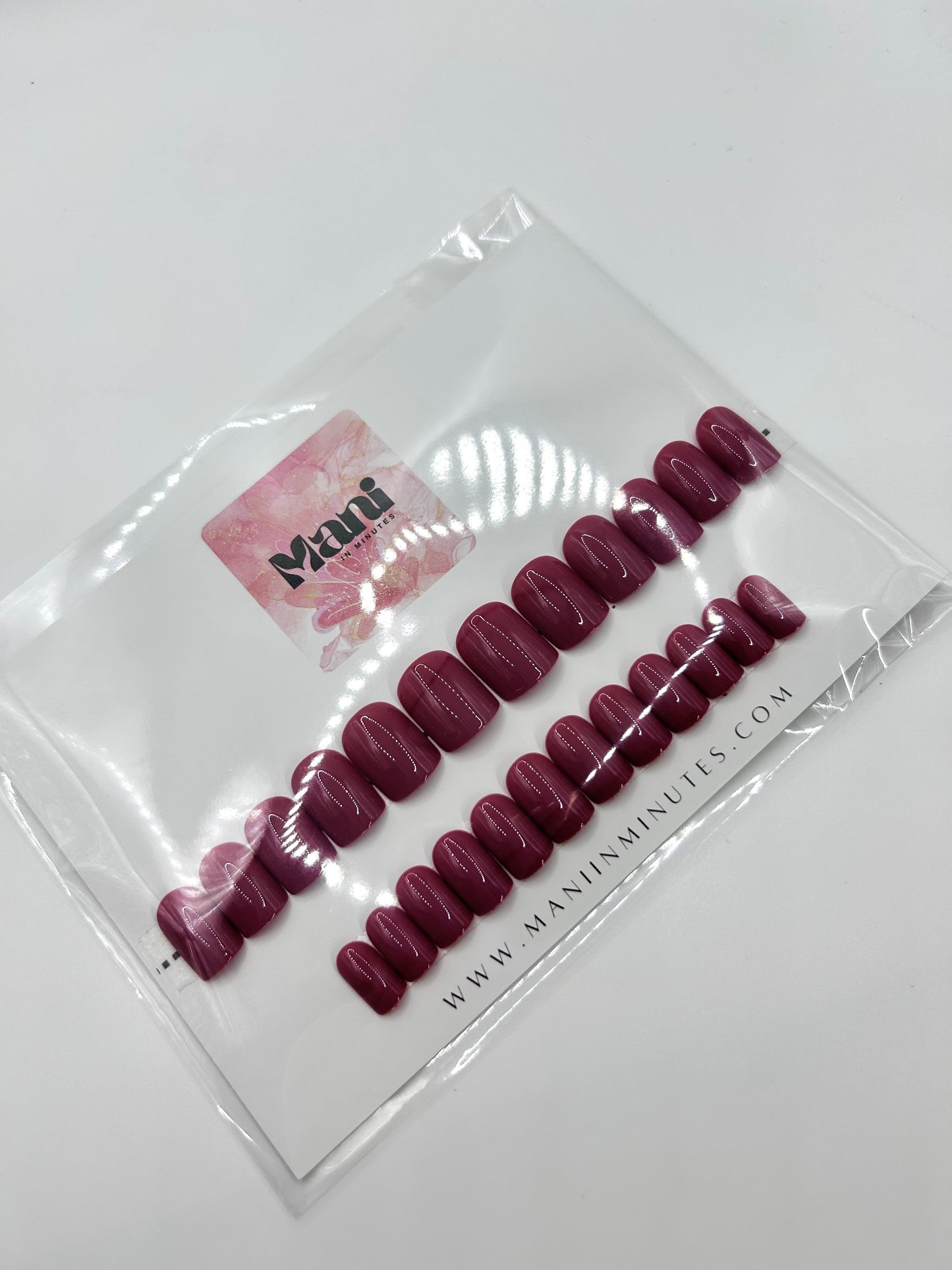 Dusty Rose Mani in Minutes Press on Nails