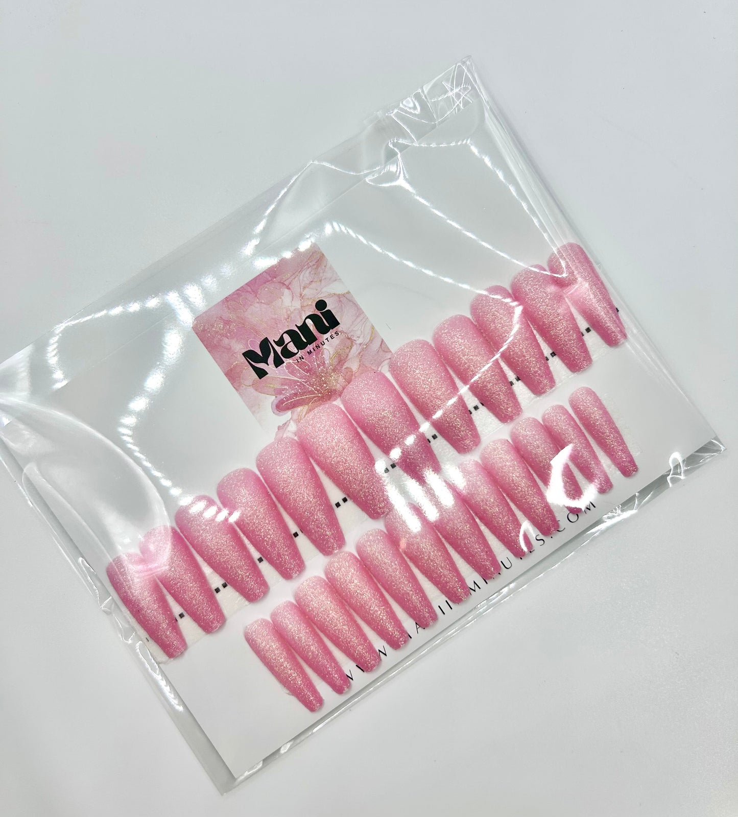 Pink Stardust Mani in Minutes Press on Nails