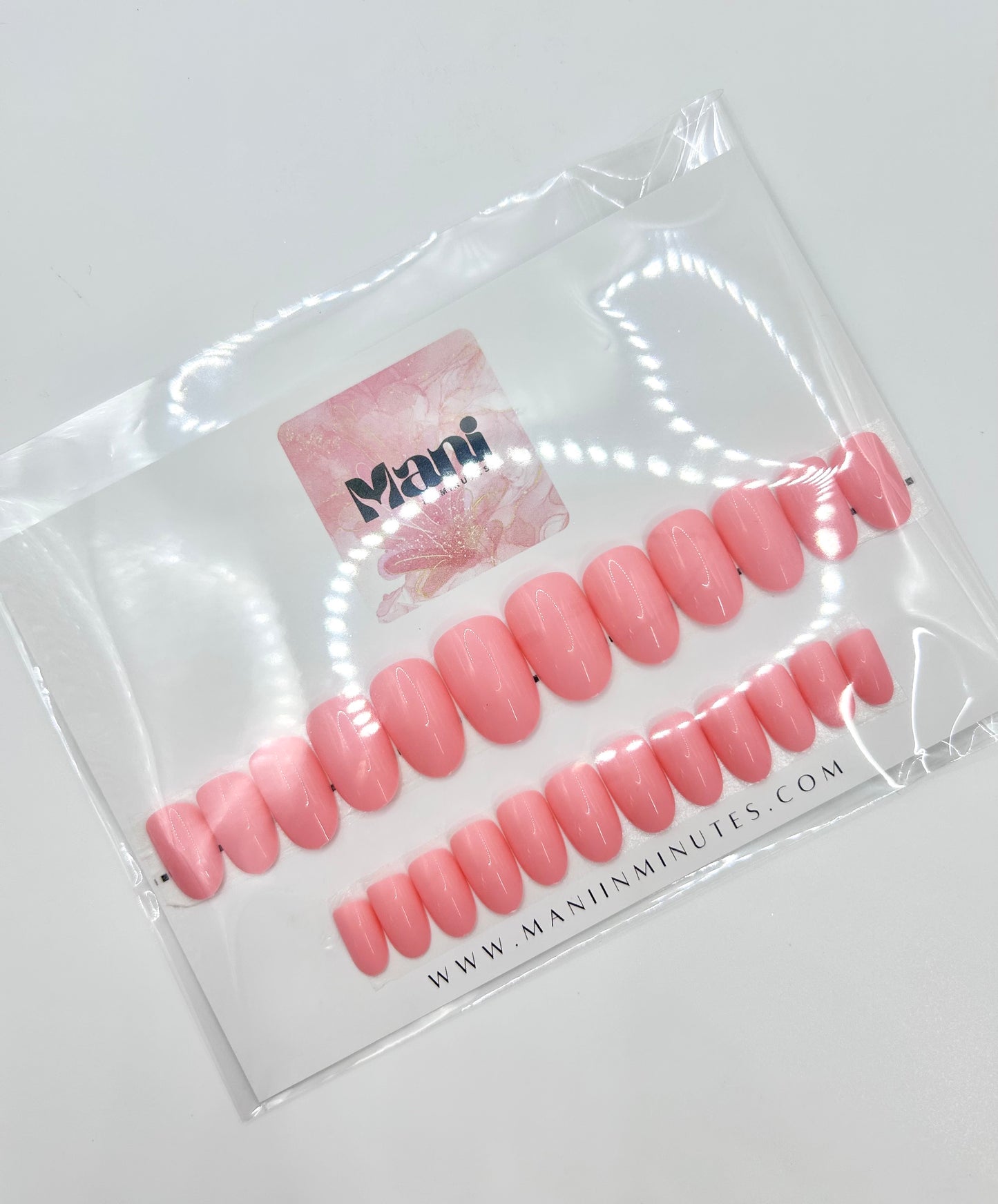 Rose Quartz Mani in Minutes Press on Nails