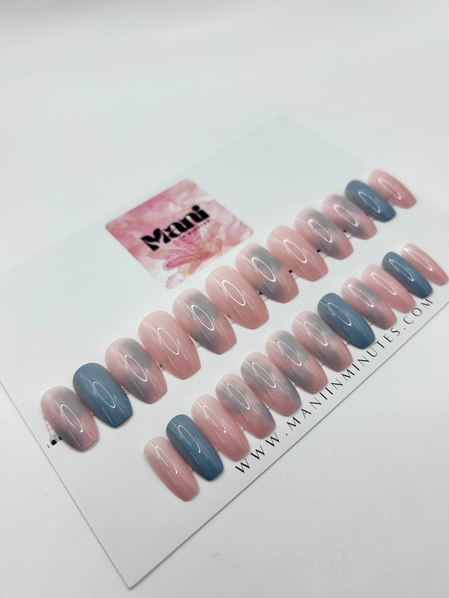 Marble Haze Mani in Minutes Press on Nails