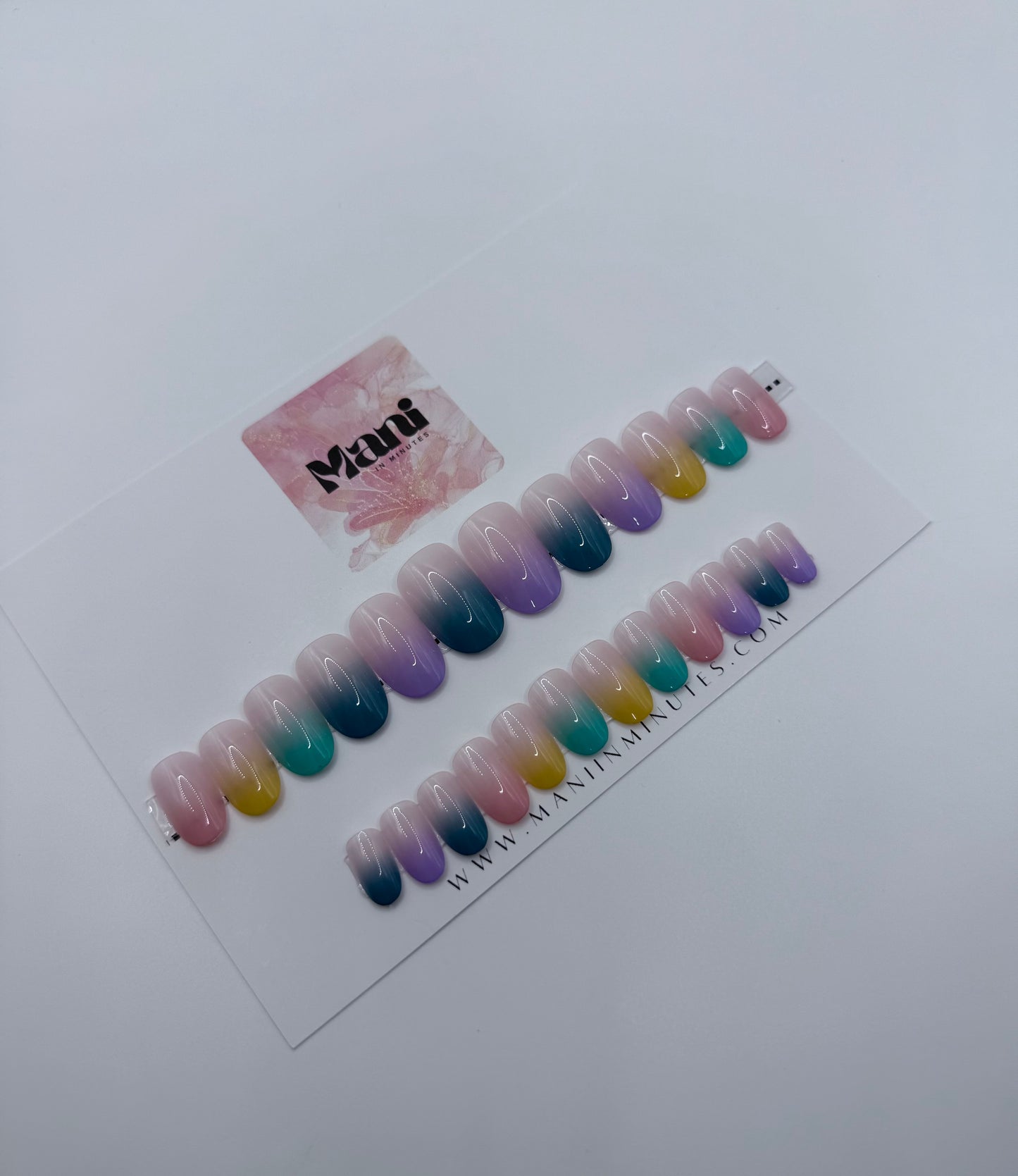 Radiant Ombre Mani in Minutes Press on Nails