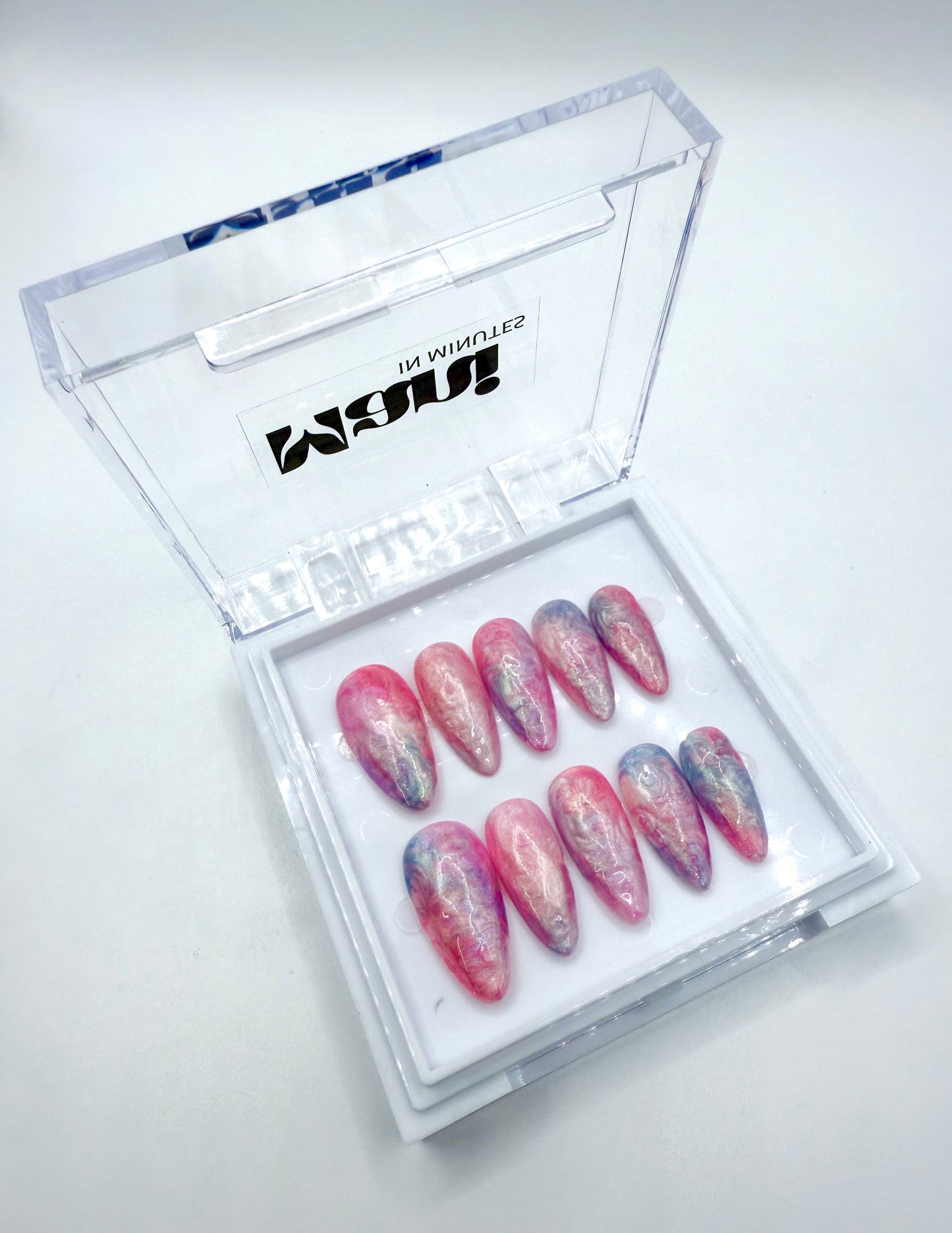Blushed Mermaid Handcrafted Mani in Minutes Press on Nails