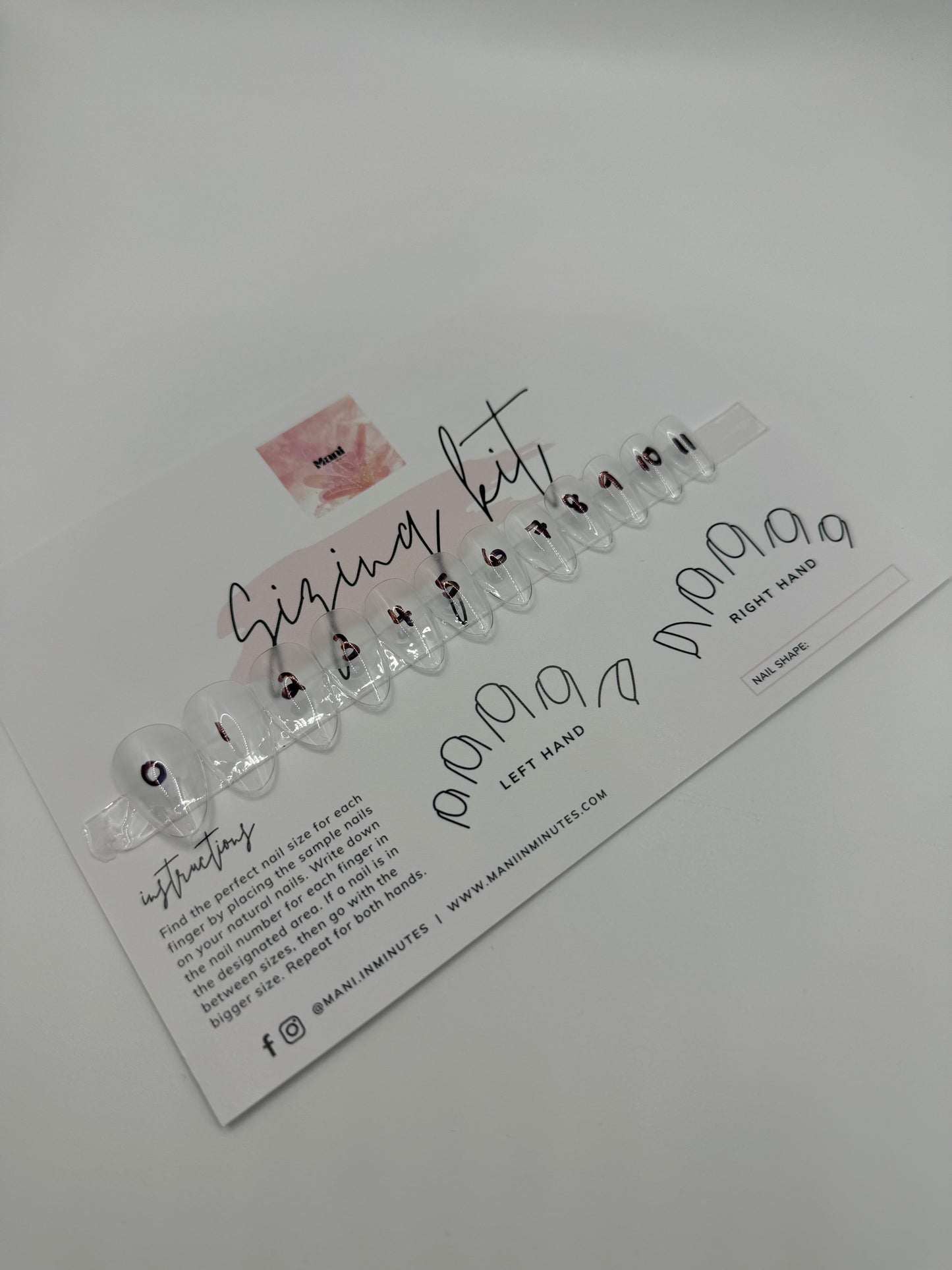 Mani in Minutes Sizing Kit