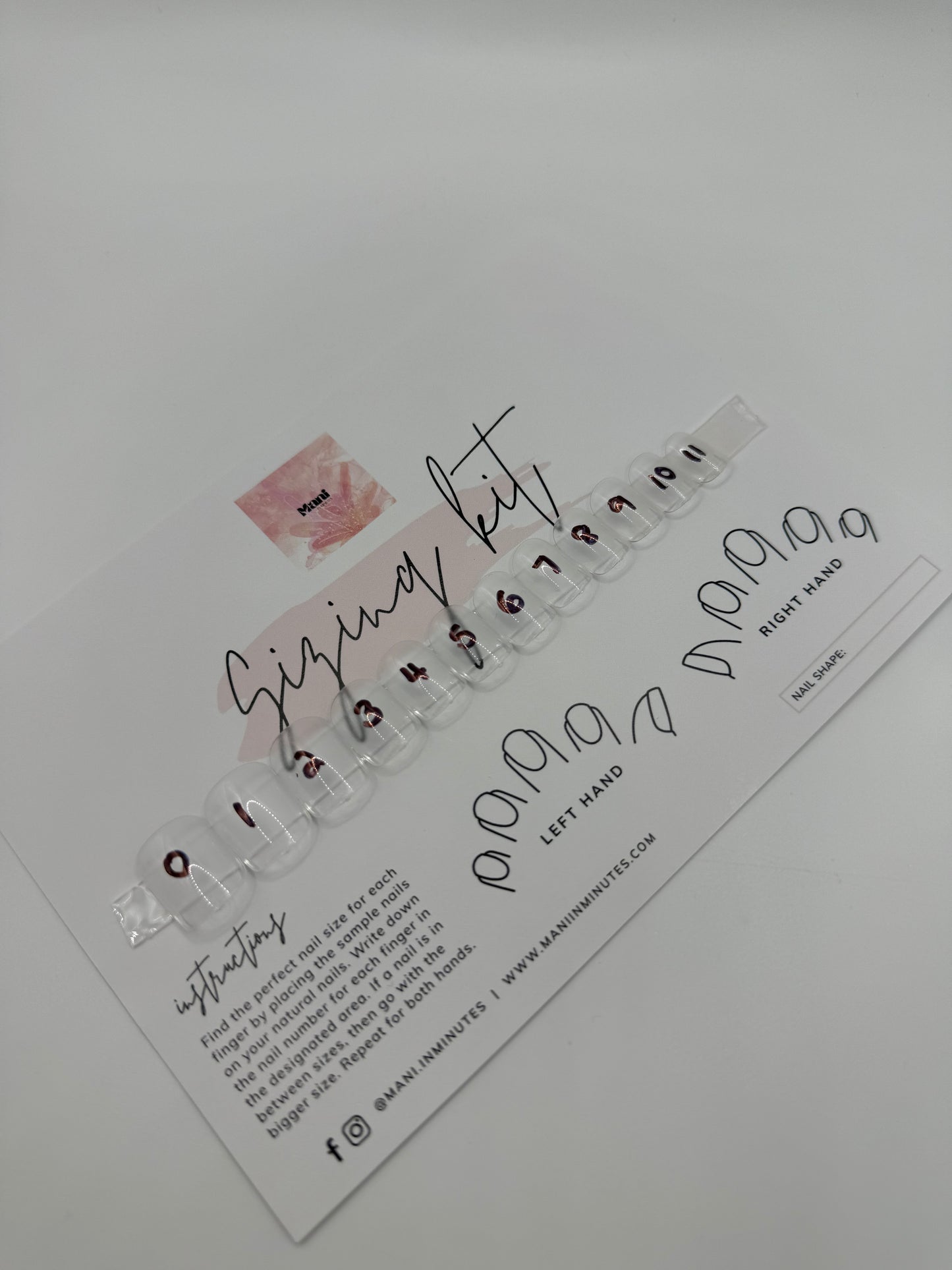 Mani in Minutes Sizing Kit