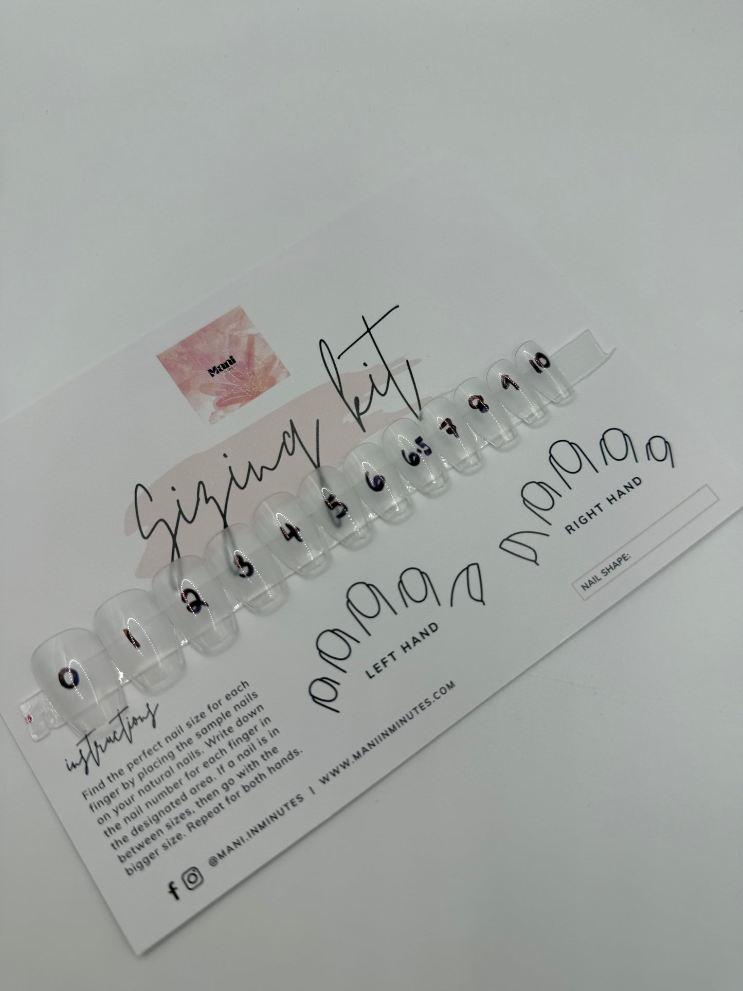 Mani in Minutes Sizing Kit