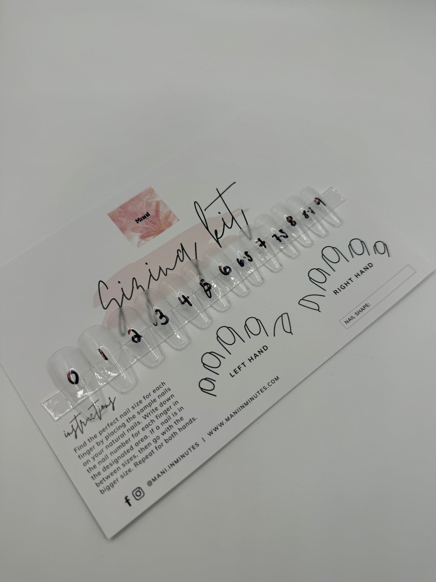 Mani in Minutes Sizing Kit