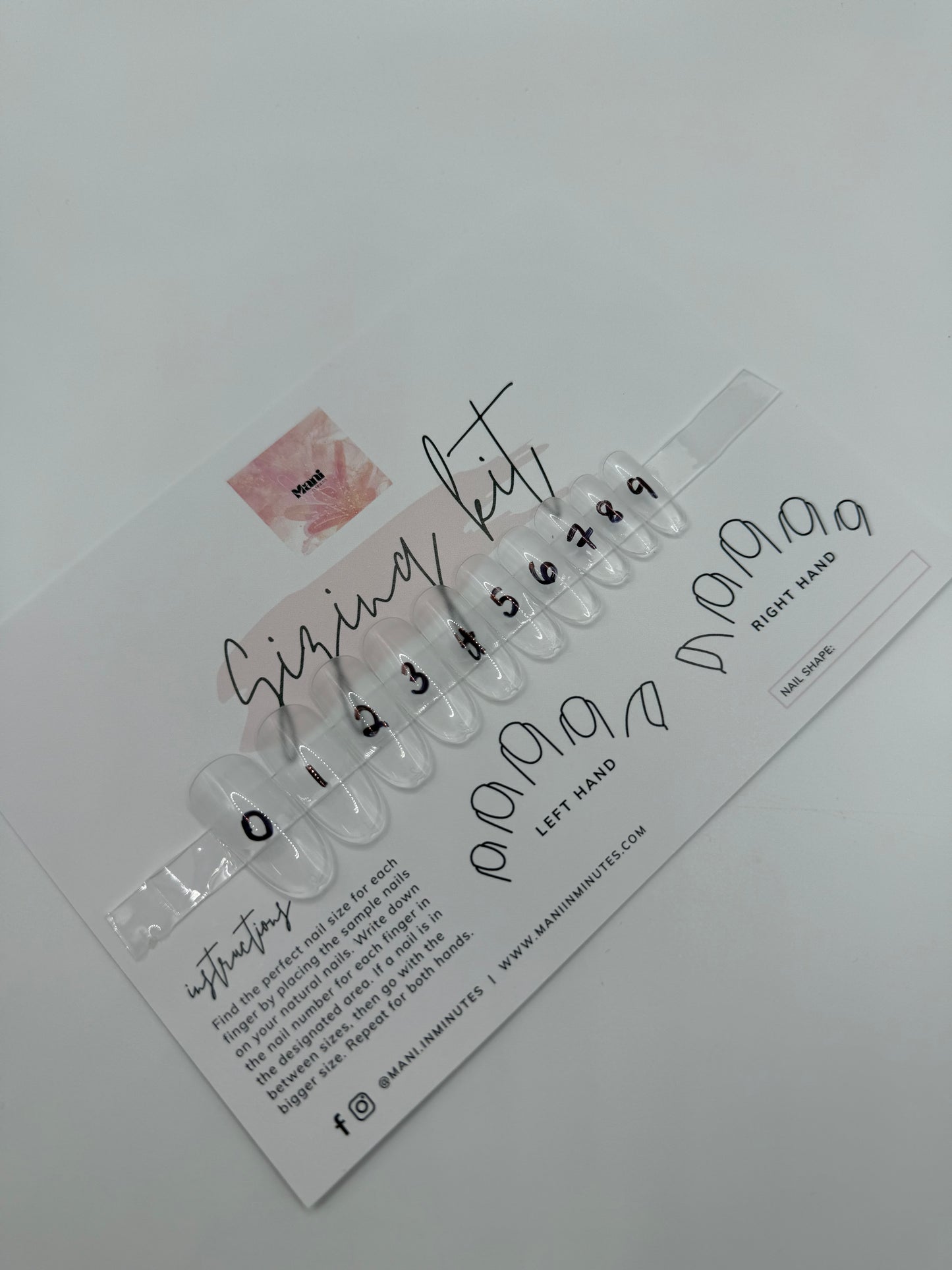 Mani in Minutes Sizing Kit