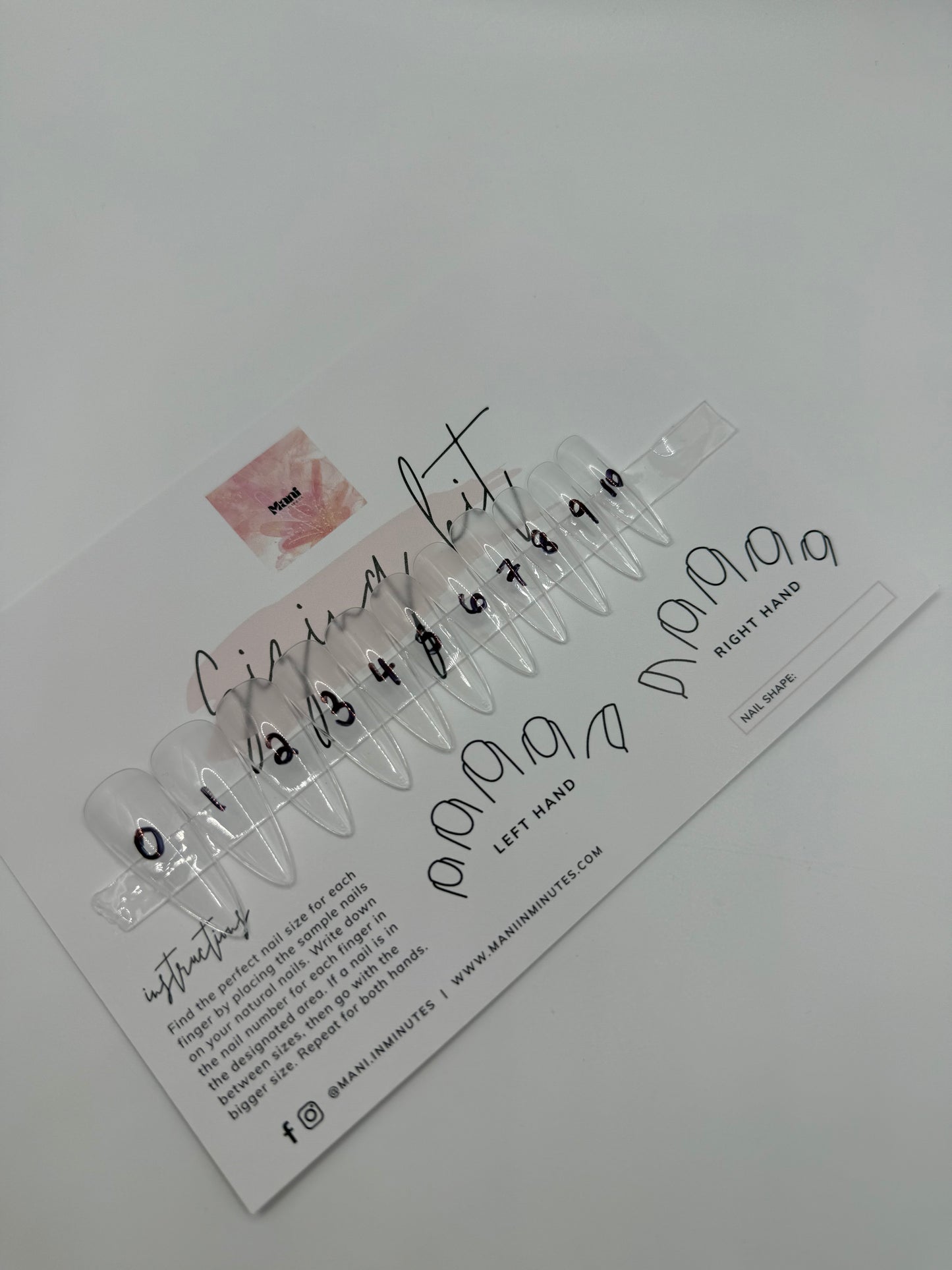 Mani in Minutes Sizing Kit