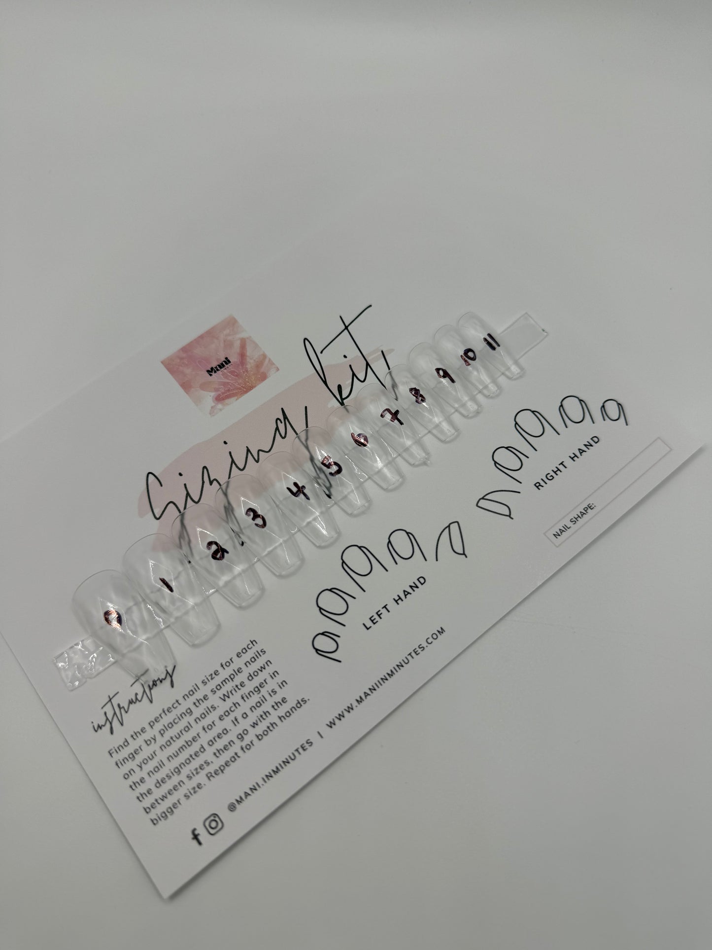 Mani in Minutes Sizing Kit