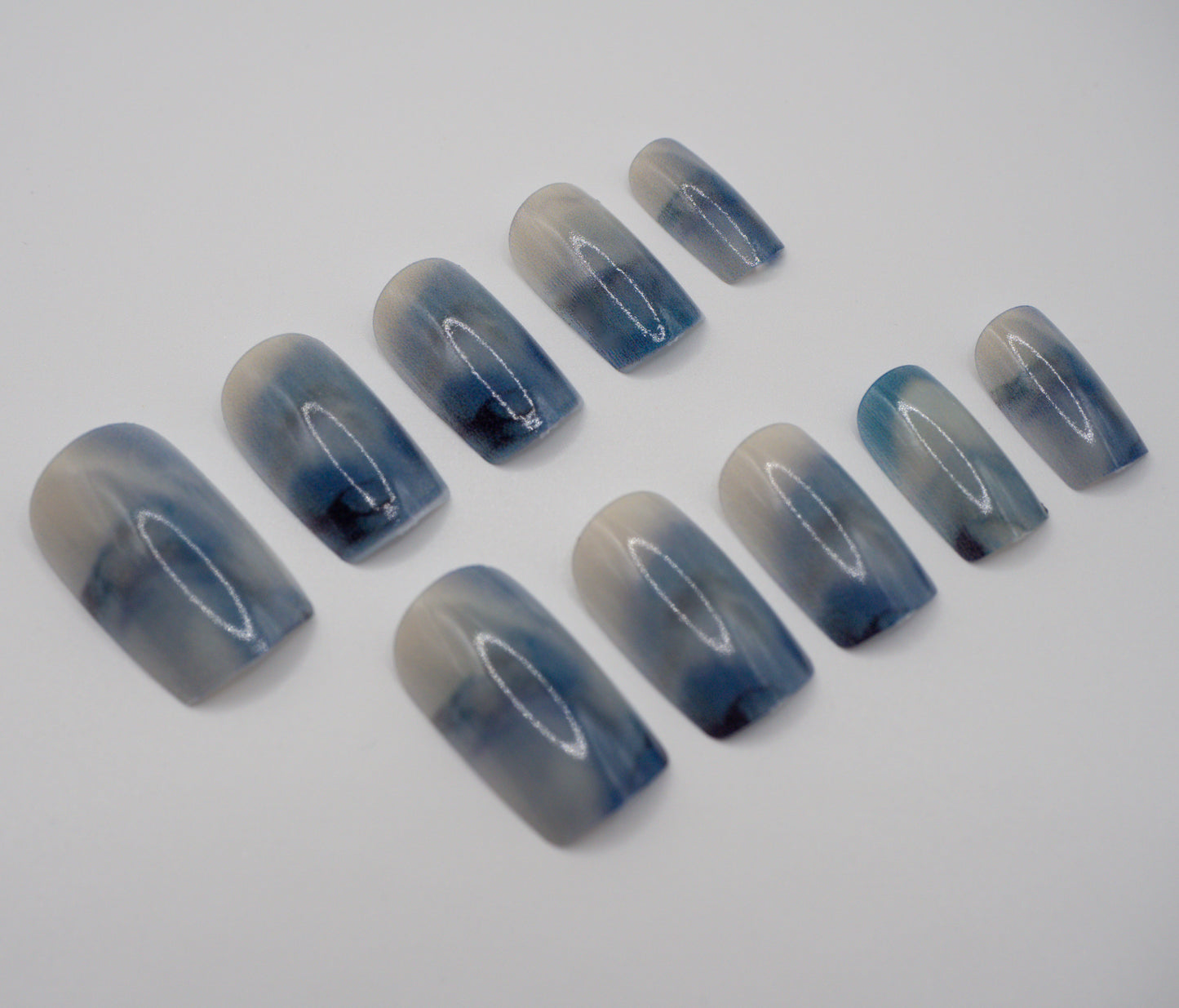 Blue Marble Magic Mani in Minutes Press on Nails