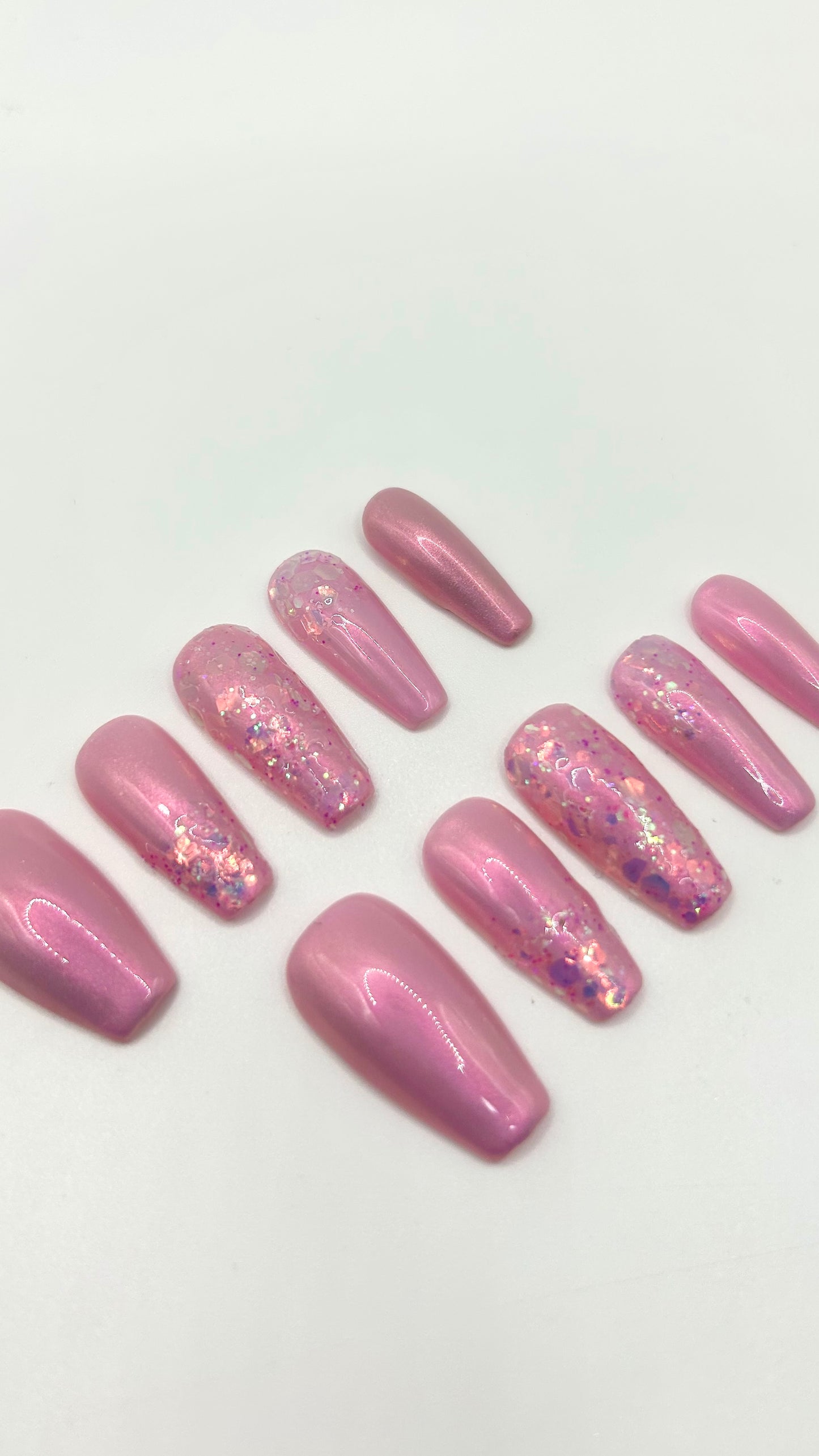 Pink Prism Handcrafted Mani in Minutes Press on Nails