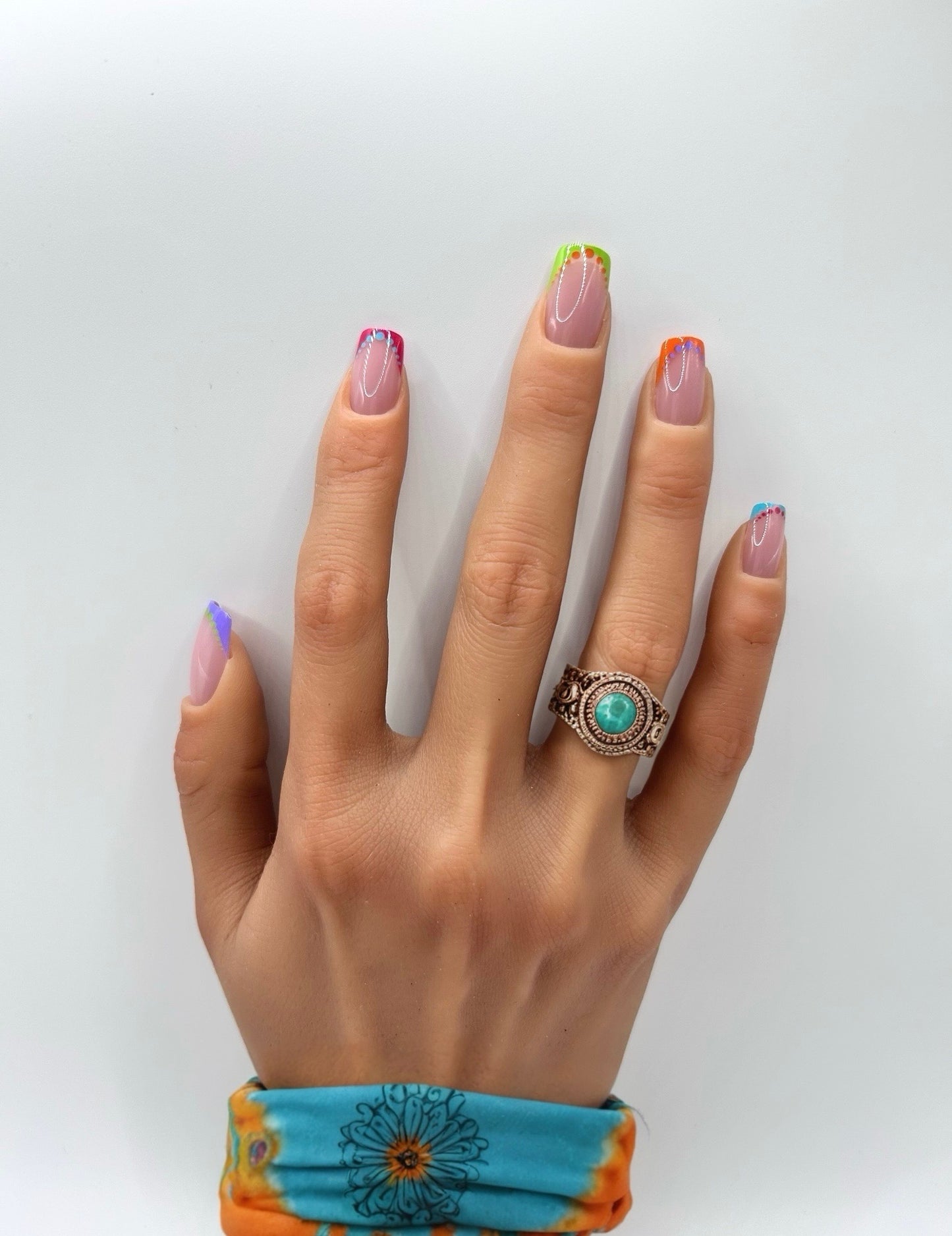 Gypsy Soul Mani in Minutes Press on Nails