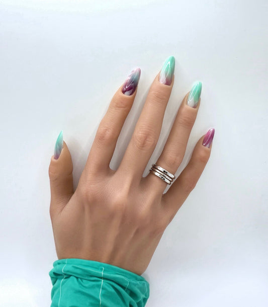 Pastel Tide Mani in Minutes Press on Nails