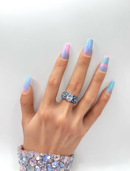 Cosmic Candy Mani in Minutes Press on Nails