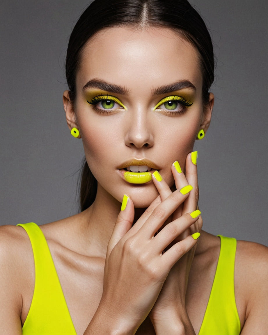 Citrus Pop Mani in Minutes Press on Nails