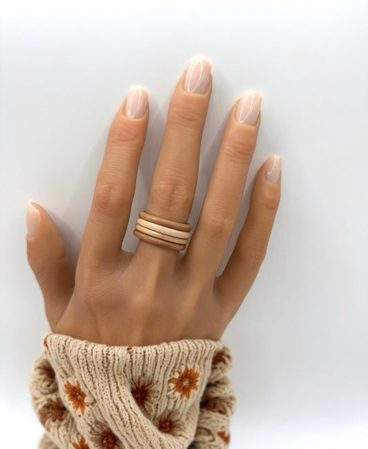 Silk Slip sheer nude press-on nails with natural glossy finish – Mani in Minutes