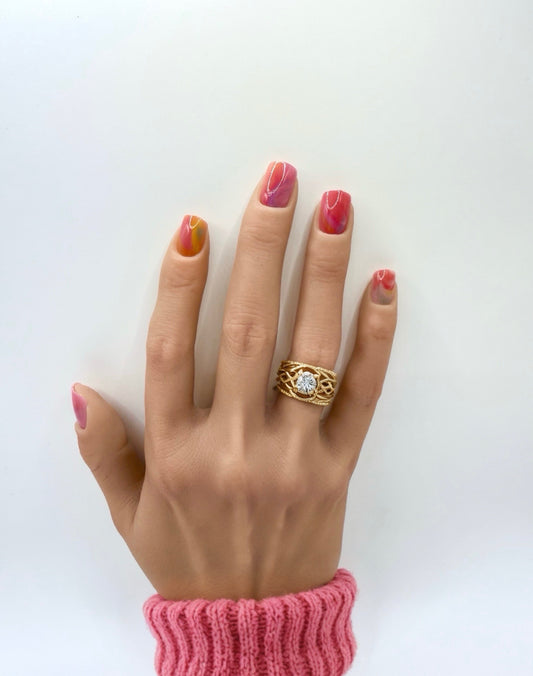 Candy Drop Mani in Minutes Press on Nails