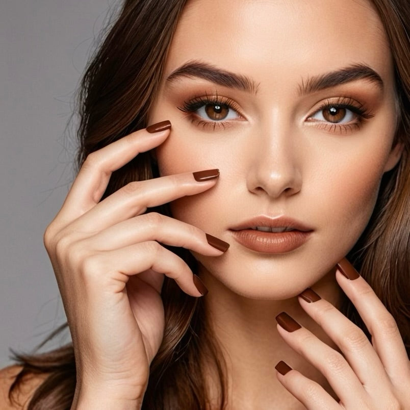 Chestnut Chic Mani in Minutes Press on Nails