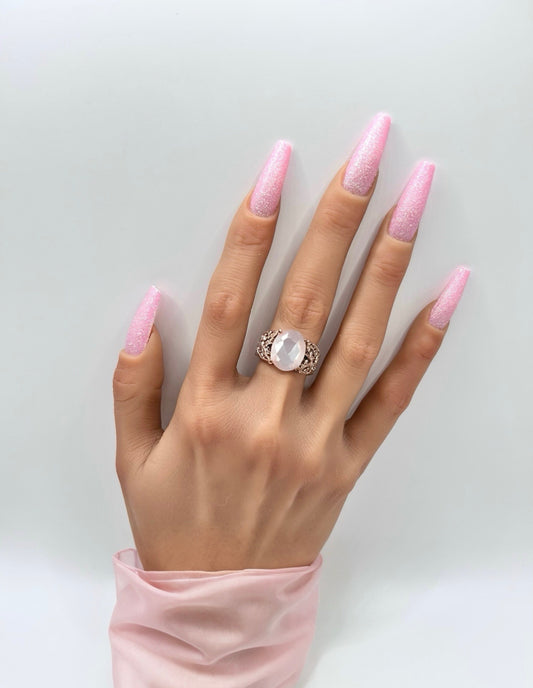 Pink Stardust Mani in Minutes Press on Nails