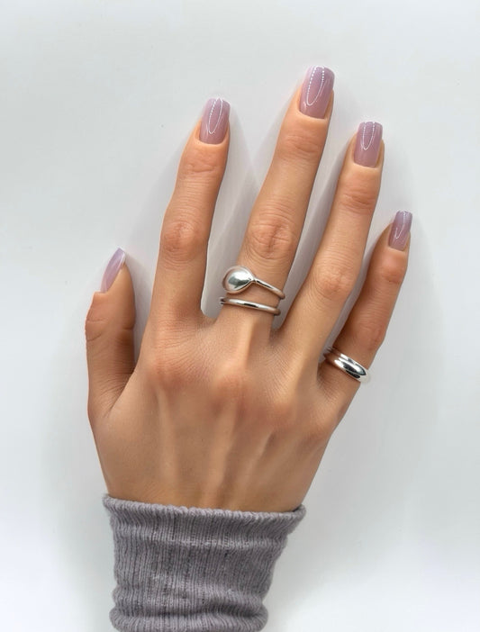 Chai Ombre Mani in Minutes Press on Nails
