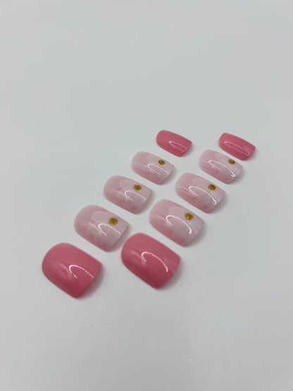 Blushing Petals Mani in Minutes Press on Nails