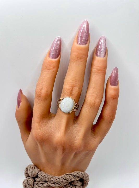 Latte Luster Mani in Minutes Press on Nails