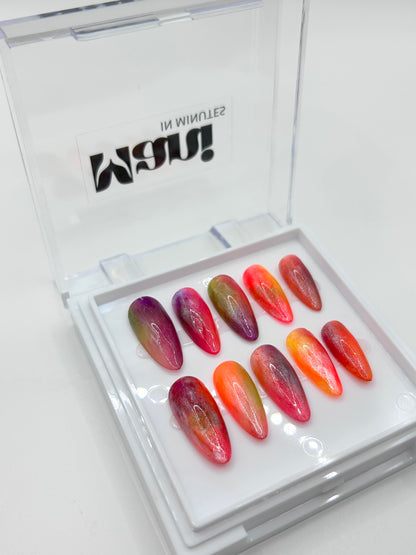 Sundown Glow Handcrafted Mani in Minutes Press on Nails