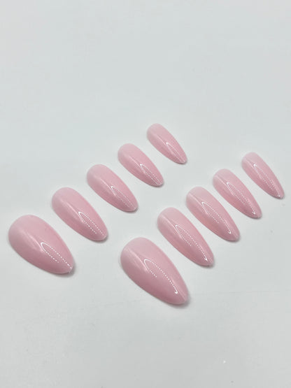 Pretty in Pink Mani in Minutes Press on Nails