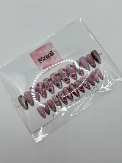 Valentine Blush Mani in Minutes Press on Nails