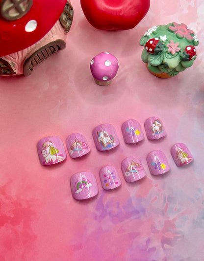 Mini Unicorn Magic Mani in Minutes Mini Press on Nails