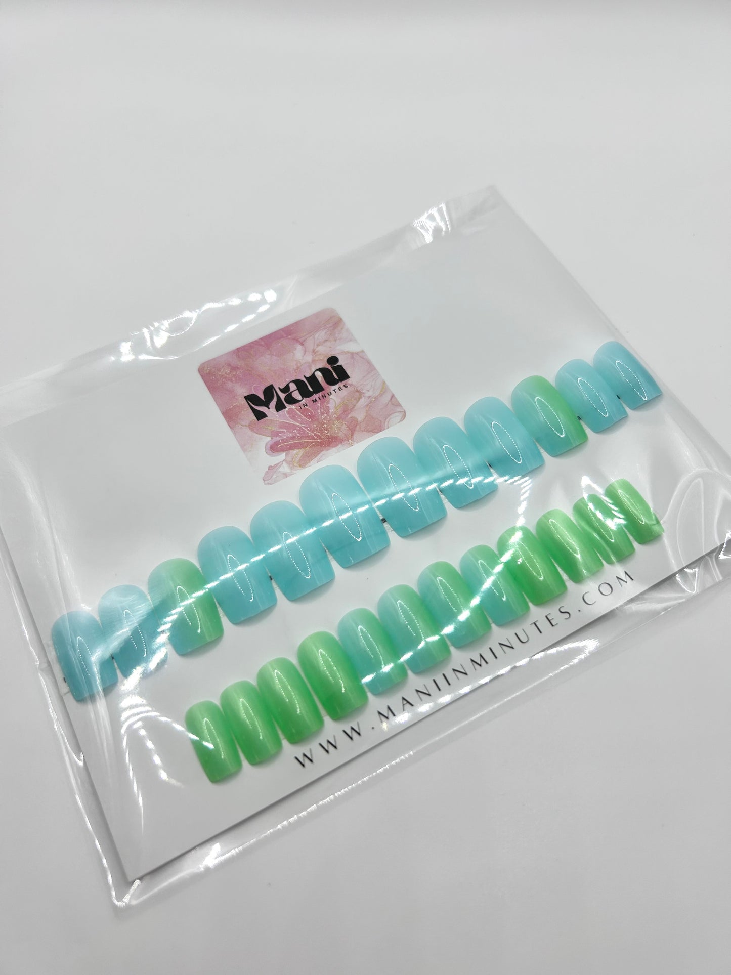 Celestial Mint Mani in Minutes Press on Nails