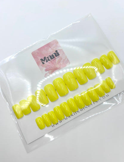 Citrus Pop Mani in Minutes Press on Nails