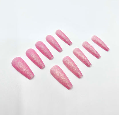 Pink Stardust Mani in Minutes Press on Nails