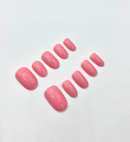 Rose Quartz Mani in Minutes Press on Nails