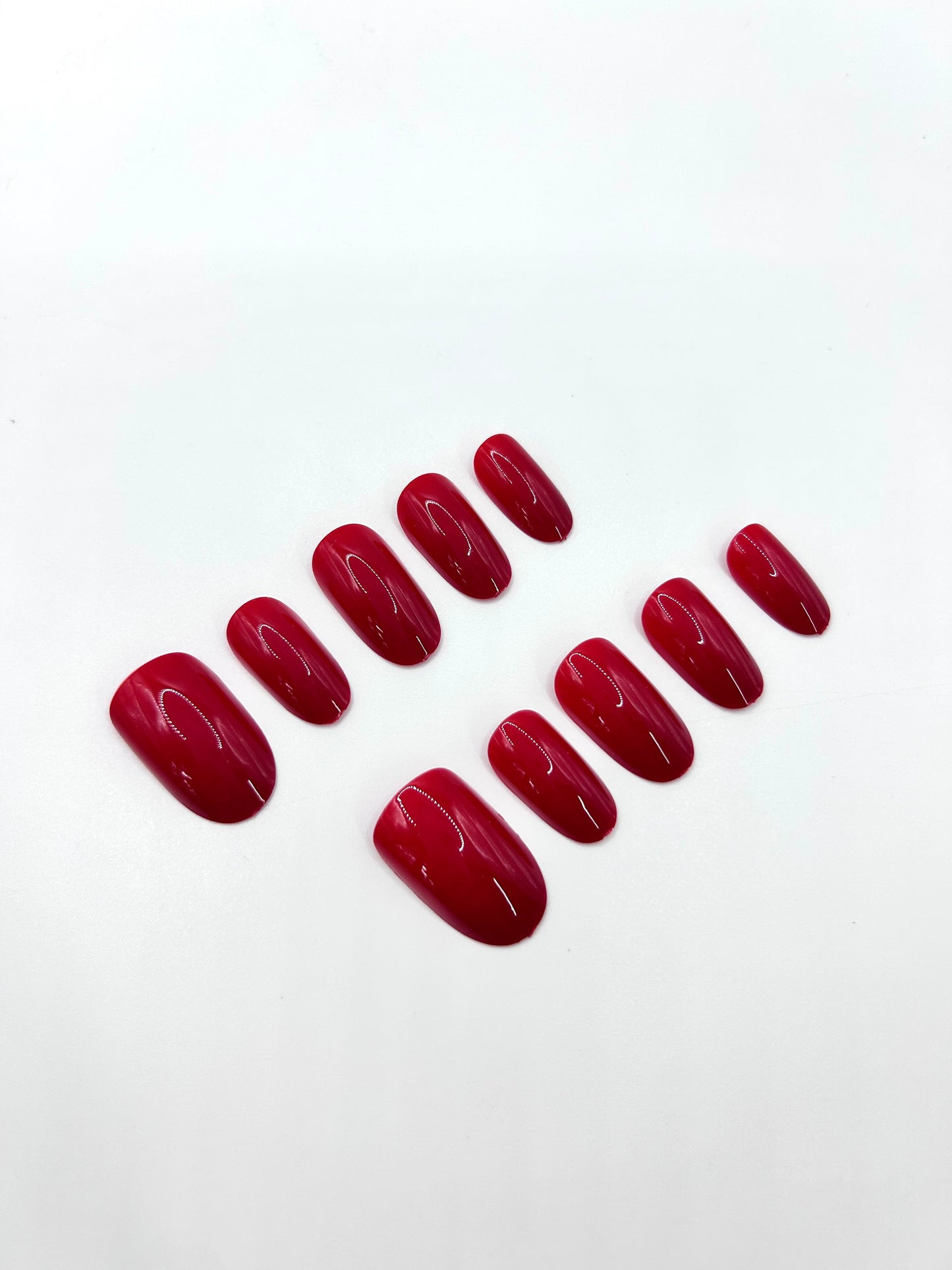 Passion Red Mani in Minutes Press on Nails