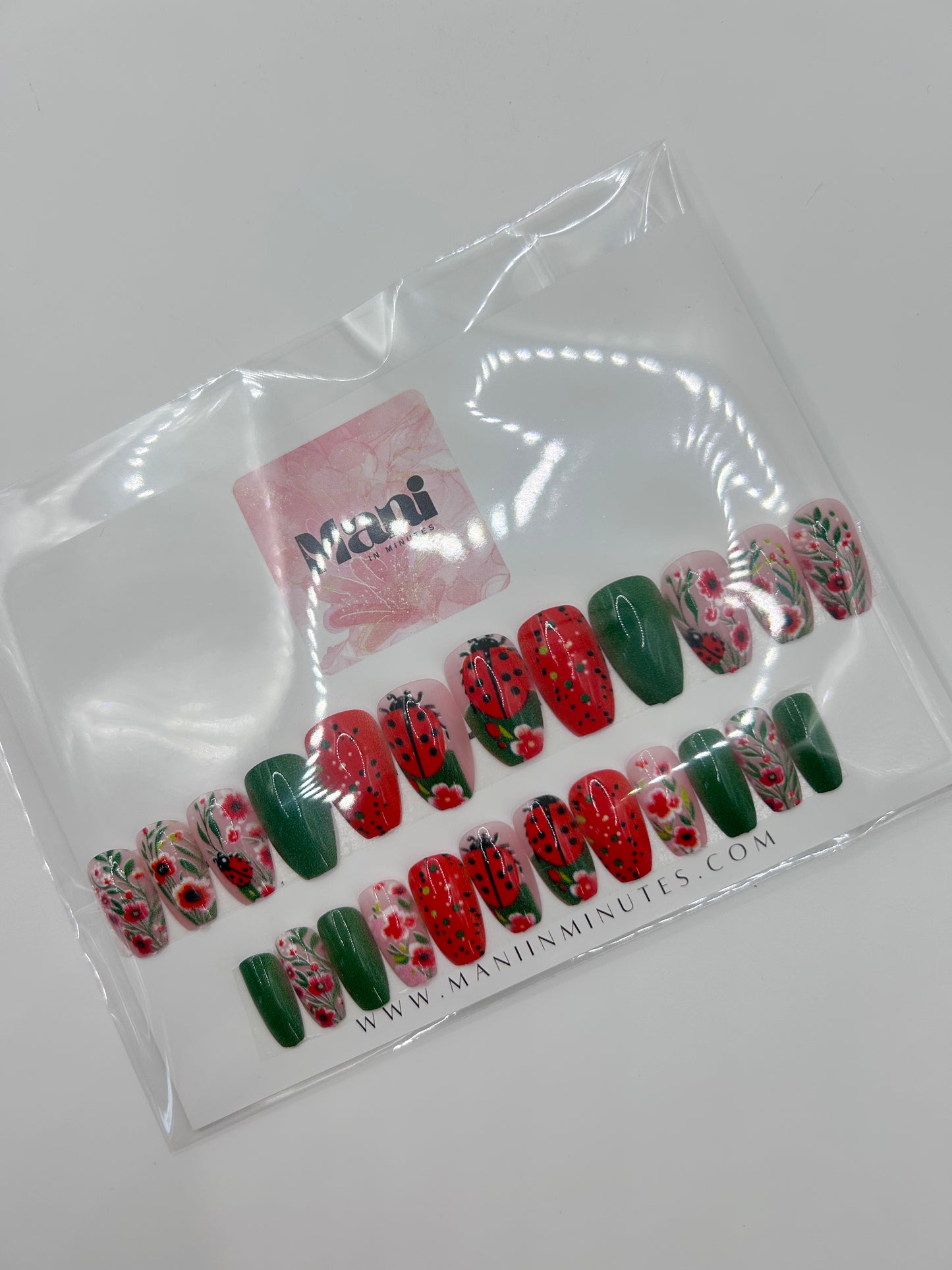 Bug and Bloom Mani in Minutes Press on Nails
