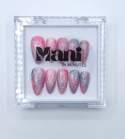 Blushed Mermaid Handcrafted Mani in Minutes Press on Nails