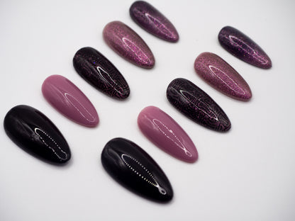 Plum Eclipse Handcrafted Mani in Minutes Press on Nails