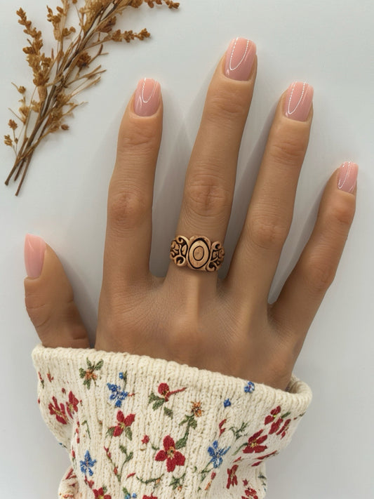 Bare Beauty nails on hand – reusable short square press-on nails by Mani in Minutes
