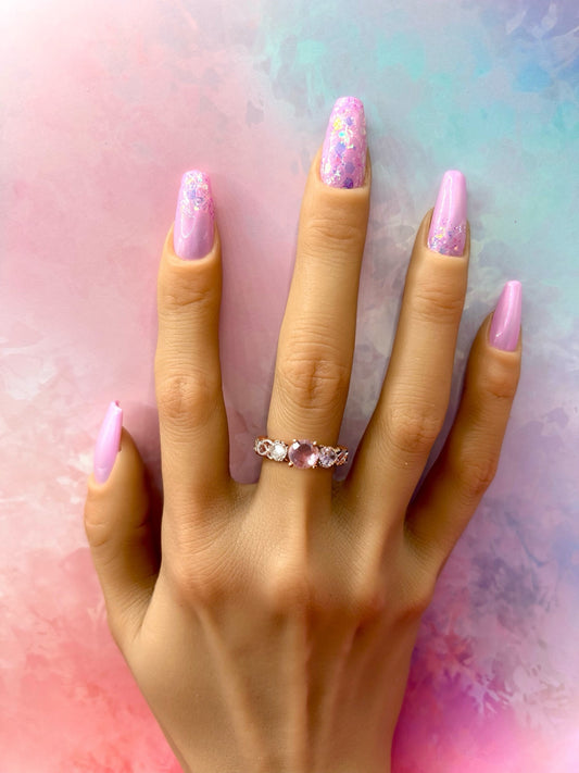 Pink Prism Handcrafted Mani in Minutes Press on Nails